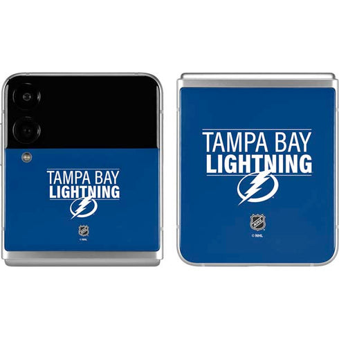 NHL Tampa Bay Lightning Lineup Galaxy Z Flip4 5G Skin